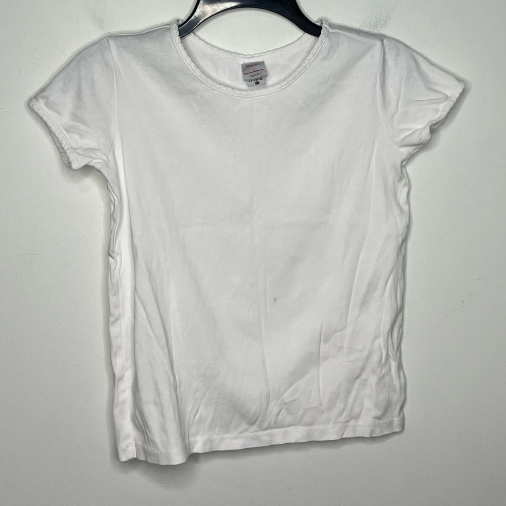 Hanna Andersson white t-shirt Pima‎ cotton size 12
